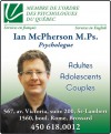 Ian McPherson - Psychologue
