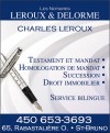 Leroux et Delorme Notaires Inc.