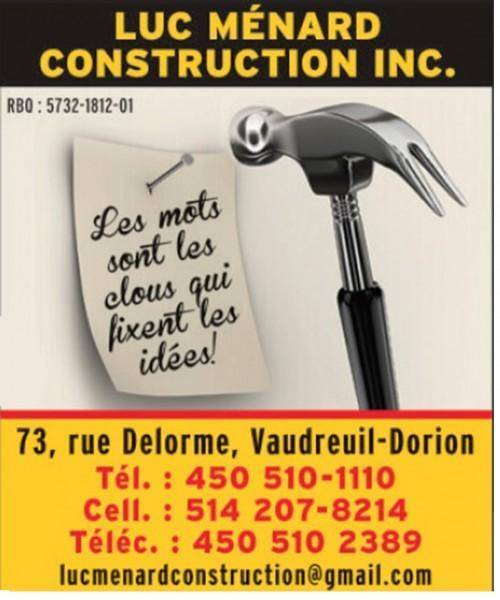 Luc Ménard Construction Inc.