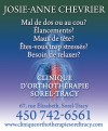Clinique d'orthothérapie Sorel-Tracy