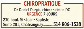 Dr. Daniel Dargis, chiropraticien D.C.
